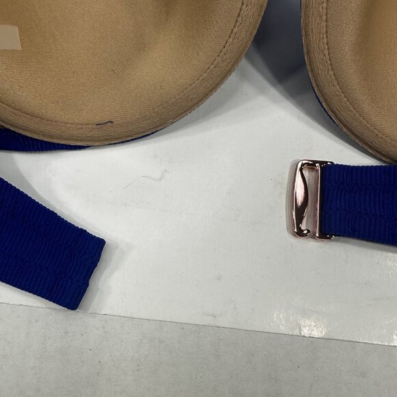 Shade And Shore Women's Sz 36D Swim Bikini Top Lightly Lined Under Wire Blue New - Picture 3 of 14